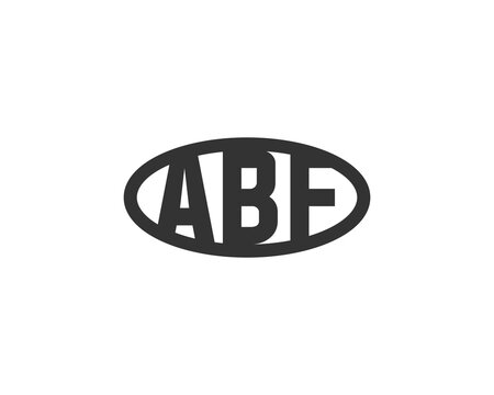 ABF logo design vector template