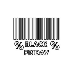black friday image, concept, holiday, discounts, vector illustration
