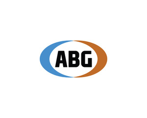 ABG logo design vector template