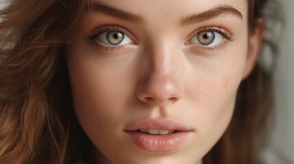 Fototapeta premium Effortless charm defines her chic and subtle style.