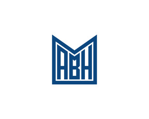 Fototapeta premium ABH logo design vector template