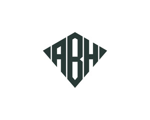ABH logo design vector template