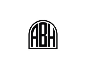 ABH logo design vector template