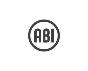 ABI logo design vector template