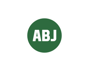 ABJ logo design vector template