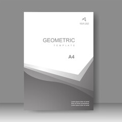 Fototapeta premium Cover design modern background. for cover book, Annual report, Brochure template, Poster, catalog, Simple Flyer promotion, magazine. Vector illustration