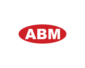 ABM logo design vector template