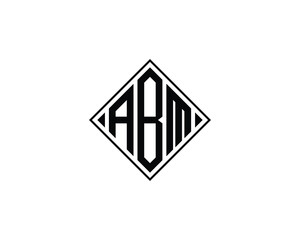 ABM logo design vector template