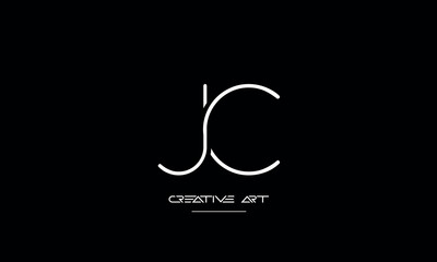 CJ, JC, C, J abstract letters logo monogram