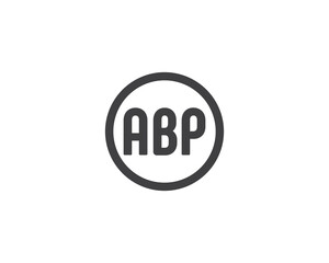 ABP logo design vector template