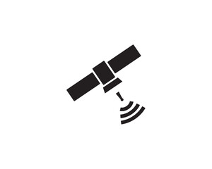 Satellite icon vector symbol design illustration