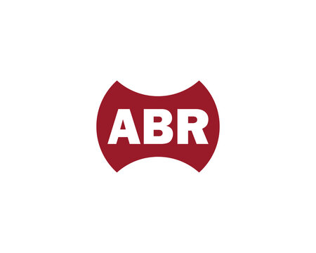 ABR logo design vector template