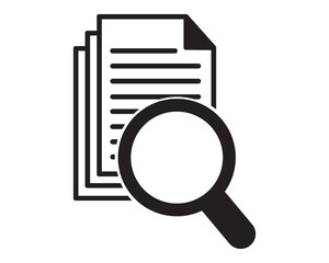 Search document icon vector design illustration