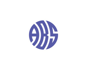 ABS logo design vector template