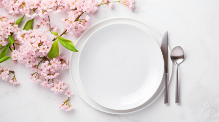 Spring table setting