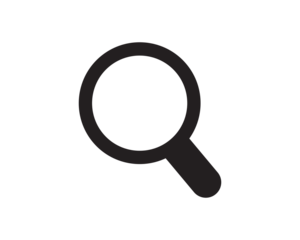 Magnifier Search magnify glass icon vector symbol design illustration