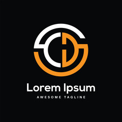 HDG Letter Logo Design Free Icon