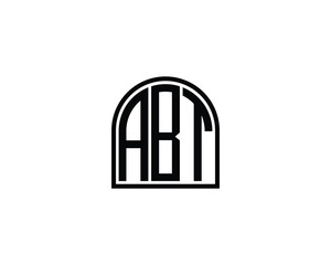 ABT logo design vector template