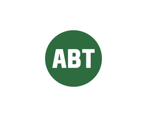 ABT logo design vector template