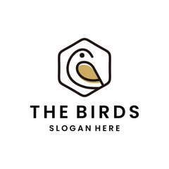 The birds logo template vector illustration design