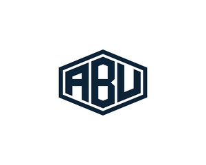 ABU logo design vector template