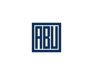 ABU logo design vector template