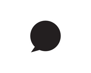 Fototapeta na wymiar Speech bubble icon vector symbol design illustration