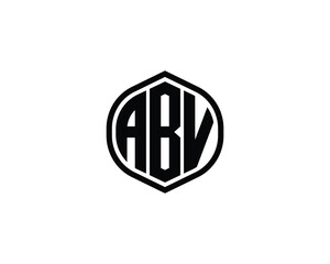 ABV logo design vector template