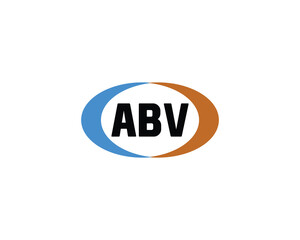ABV logo design vector template