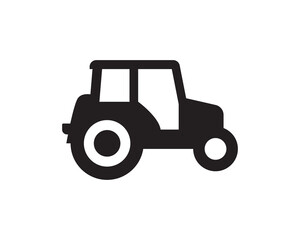 Tractor farming icon vector symbol design illustration