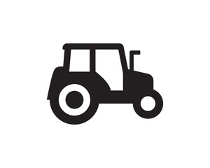 Tractor icon vector symbol desig