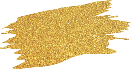 Golden glitter grunge brush stroke, gold glitter paint brush stroke banner