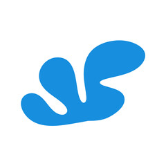 Colorful shape doodle. Funny basic shapes