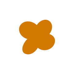 Colorful shape doodle. Funny basic shapes