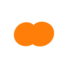 Colorful shape doodle. Funny basic shapes