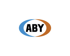 ABY logo design vector template