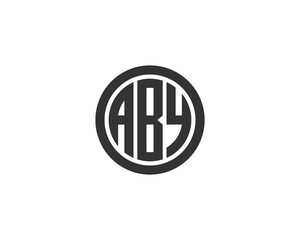 Obraz premium ABY logo design vector template