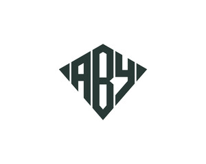 ABY logo design vector template