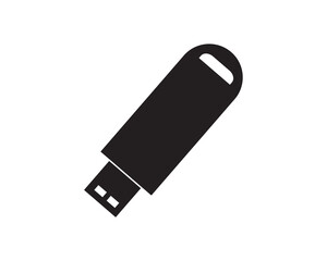 Usb flash drive storage icon vector symbol design illustration