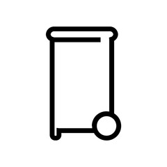 trash can icon illustration