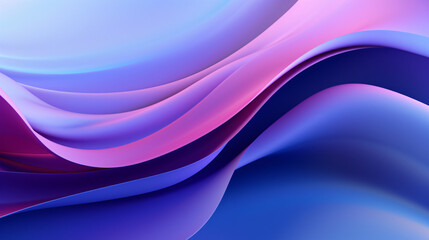 Abstract blue and violet wave lines