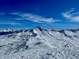 Fototapeta premium Sommets enneigés Alpes