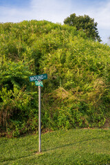 Native American Burial Mound in The Plains, Ohio