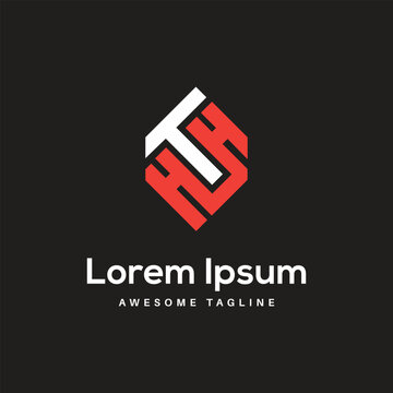 HTH Letter Logo Design Free Icon