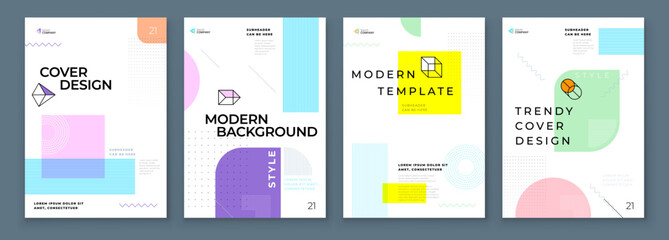 Brochure template layout design. Corporate business annual report, catalog, magazine, flyer mockup. Creative modern background concept in abstract flat style shape