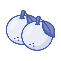 Organic fruit, have a look at this beautifully designed icon of oranges