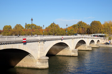 The Tolbiac bridge in the 12th arrondissemnt of Paris city