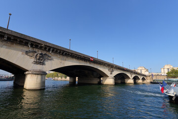 The Iena bridge bridge in the 16th arrondissemnt of Paris city