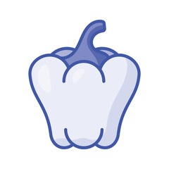 Visually appealing amazing icon of bell pepper, vector of capsicums