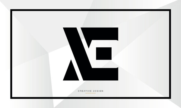 Alphabet letters XE or EX logo monogram